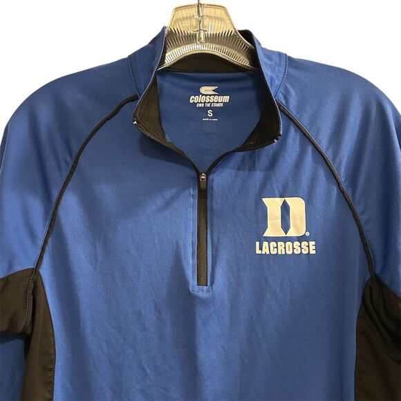 Duke Blue Devils Men's 1/4 Zip Pullover Jacket Blue Size S - Picture 6 of 13